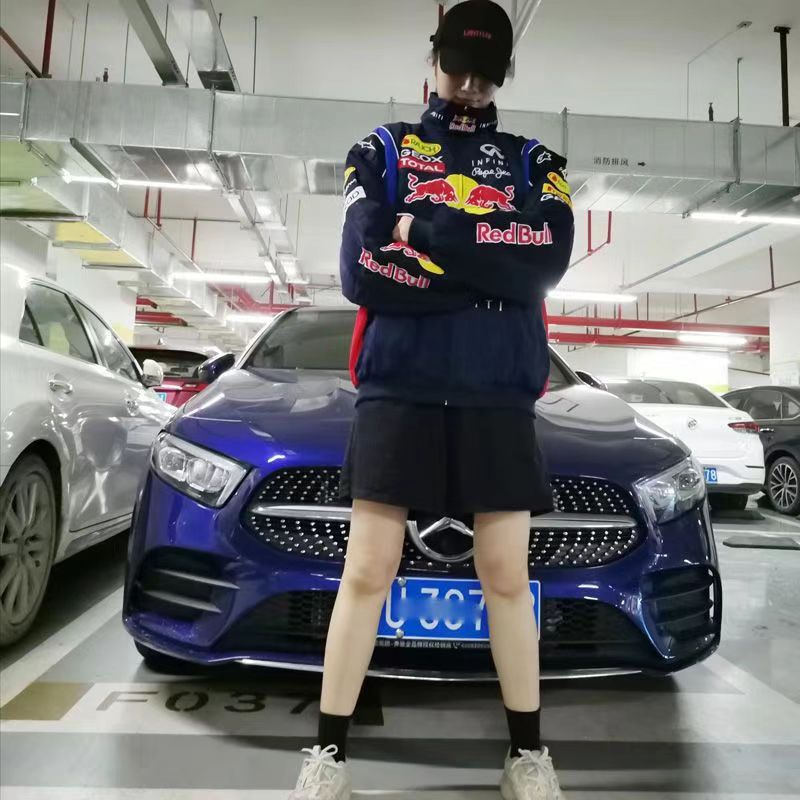 Embroidered Thin Racing Suit